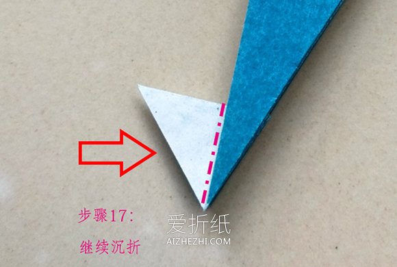 怎么折纸叶子之蛙图解 详细荷叶上青蛙折法- www.aizhezhi.com