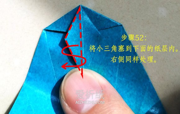 怎么折纸叶子之蛙图解 详细荷叶上青蛙折法- www.aizhezhi.com