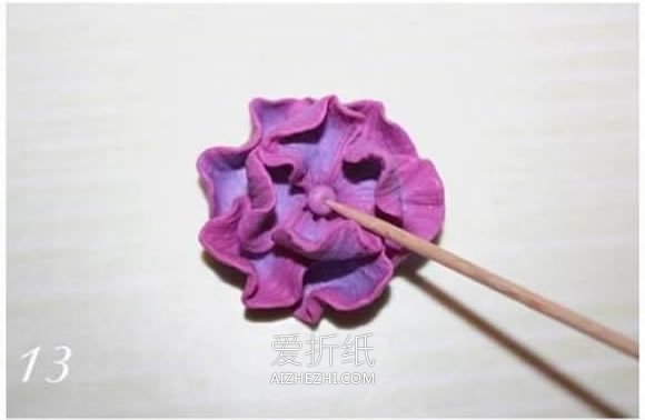 怎么做粘土花戒指图解 超轻粘土制作花朵戒指- www.aizhezhi.com