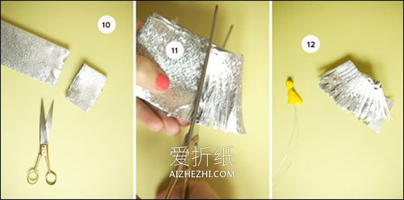 怎么做纸花发箍图解 皱纹纸花朵发饰手工制作- www.aizhezhi.com