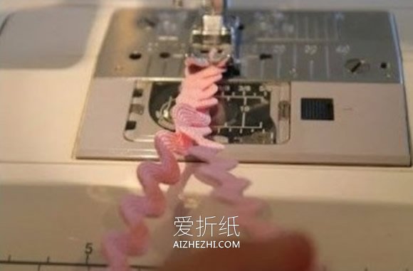 怎么做漂亮头花发饰 花边条手工制作花朵发夹- www.aizhezhi.com