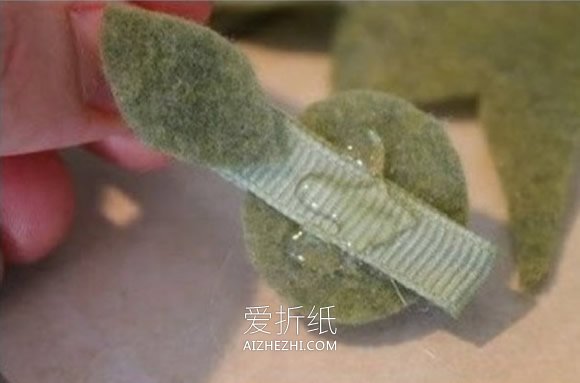 怎么做漂亮头花发饰 花边条手工制作花朵发夹- www.aizhezhi.com