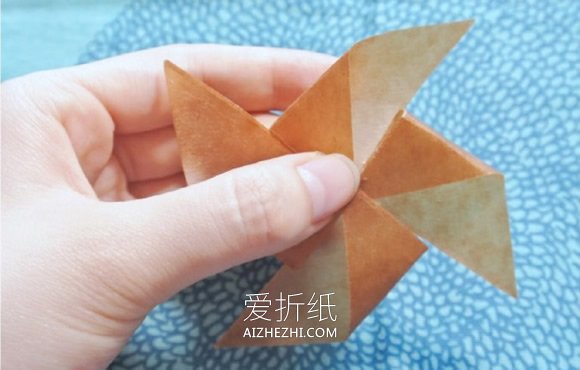 怎么做装饰风车的方法 不会转的风车手工制作- www.aizhezhi.com