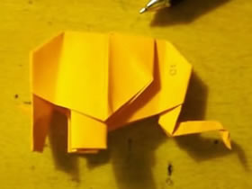 怎么折纸可爱的大象 简单详细大象的折法图解