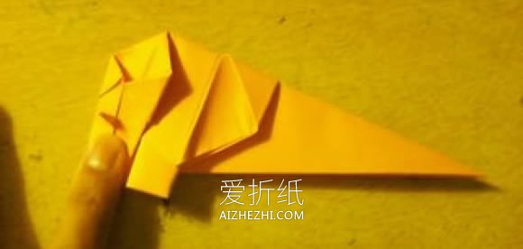 怎么折纸可爱的大象 简单详细大象的折法图解- www.aizhezhi.com