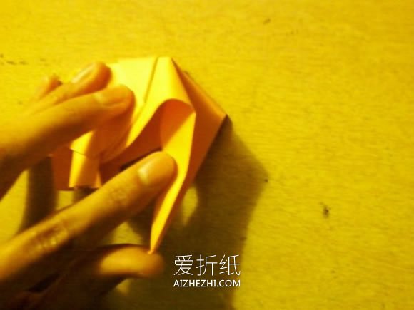 怎么折纸可爱的大象 简单详细大象的折法图解- www.aizhezhi.com