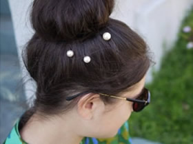 怎么做小清新珍珠发夹 简单手工制作珍珠发饰