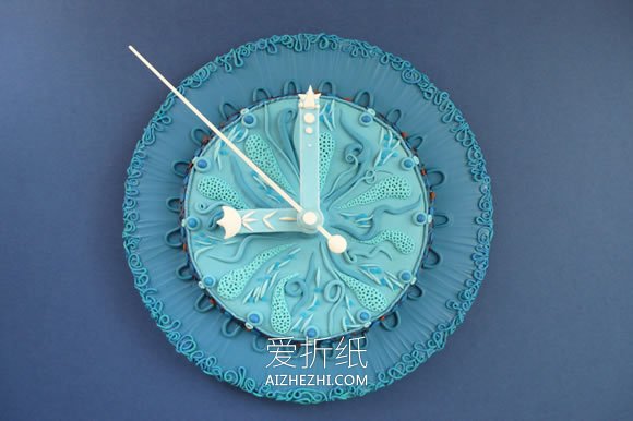 软陶壁钟作品欣赏 美轮美奂的手工艺术品- www.aizhezhi.com