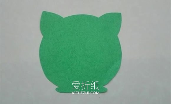 怎么做小猫咪头饰图解 卡纸手工制作儿童头饰- www.aizhezhi.com