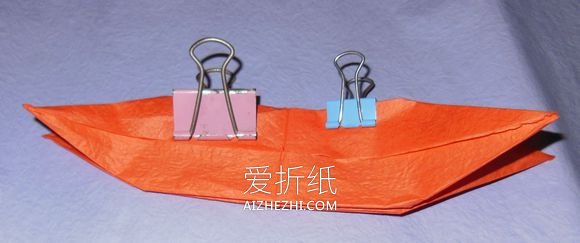 怎么折纸帆船手工艺品 包括帆船和支撑底座- www.aizhezhi.com