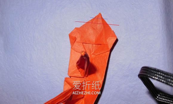 怎么折纸帆船手工艺品 包括帆船和支撑底座- www.aizhezhi.com