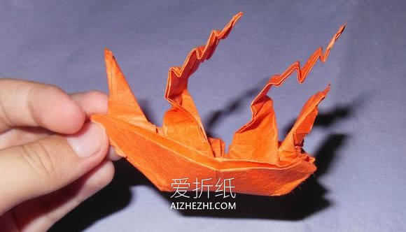 怎么折纸帆船手工艺品 包括帆船和支撑底座- www.aizhezhi.com