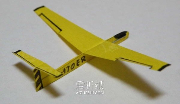 怎么做滑翔机的方法 便签纸手工制作滑翔机- www.aizhezhi.com