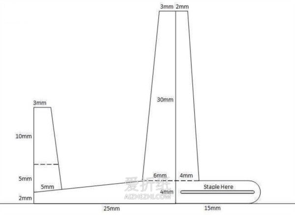 怎么做滑翔机的方法 便签纸手工制作滑翔机- www.aizhezhi.com