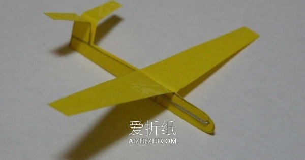 怎么做滑翔机的方法 便签纸手工制作滑翔机- www.aizhezhi.com