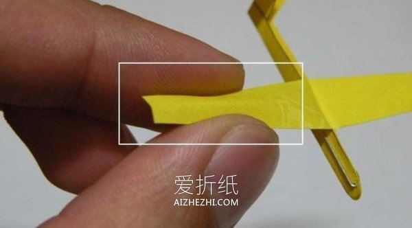 怎么做滑翔机的方法 便签纸手工制作滑翔机- www.aizhezhi.com