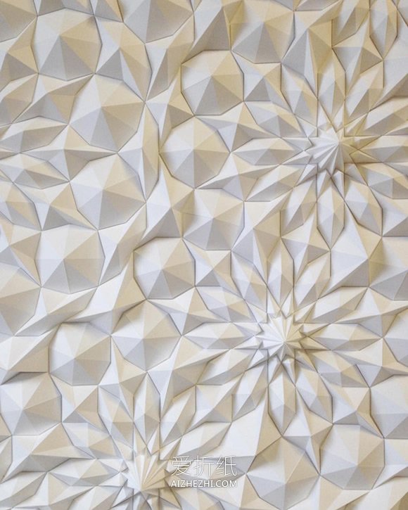 手工几何立体纸雕作品欣赏 绝美的纸之艺术- www.aizhezhi.com