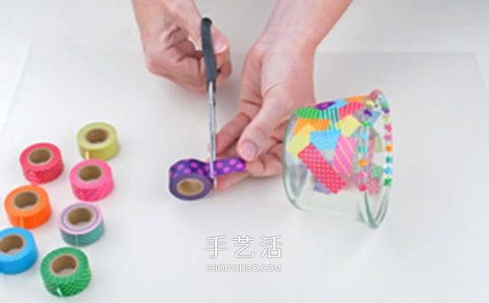 简单又漂亮的灯笼DIY 幼儿手工制作胶带纸灯笼- www.aizhezhi.com