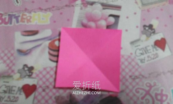 怎么简单折纸立体樱花 五张纸折樱花的方法图解- www.aizhezhi.com