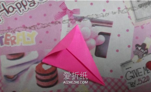 怎么简单折纸立体樱花 五张纸折樱花的方法图解- www.aizhezhi.com