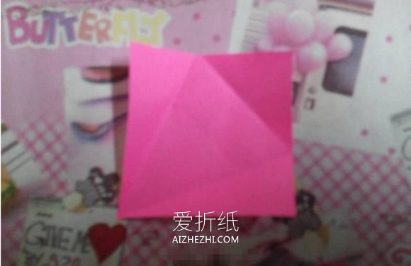 怎么简单折纸立体樱花 五张纸折樱花的方法图解- www.aizhezhi.com