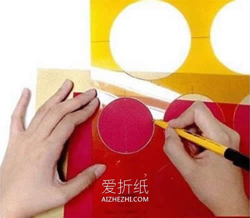 怎么做双色风铃图解 卡纸手工制作风铃过程- www.aizhezhi.com