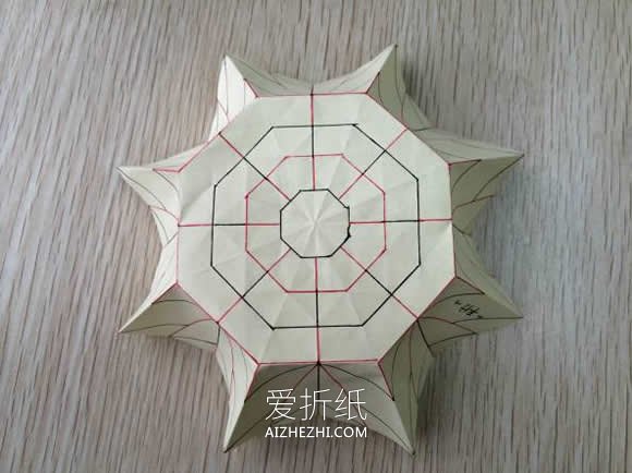 怎么折纸八瓣花的方法 超美八瓣纸花的折法- www.aizhezhi.com