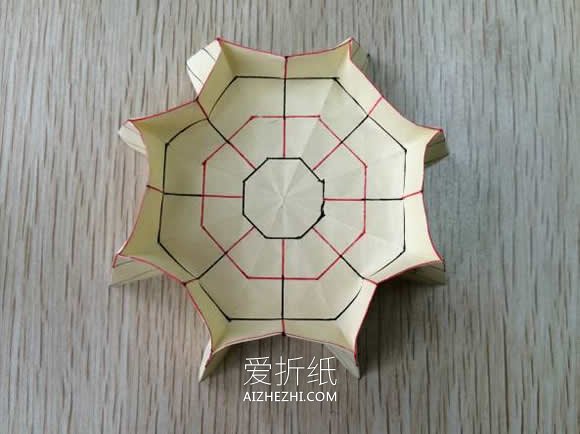 怎么折纸八瓣花的方法 超美八瓣纸花的折法- www.aizhezhi.com