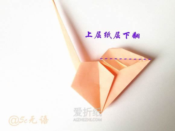 怎么折纸逼真的老鼠 手工立体老鼠的折法图解- www.aizhezhi.com