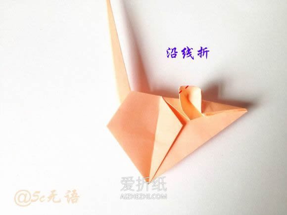 怎么折纸逼真的老鼠 手工立体老鼠的折法图解- www.aizhezhi.com