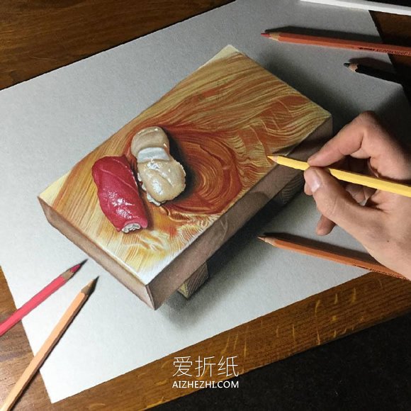 手工3D立体画作品欣赏 仿佛是实物照片般逼真- www.aizhezhi.com