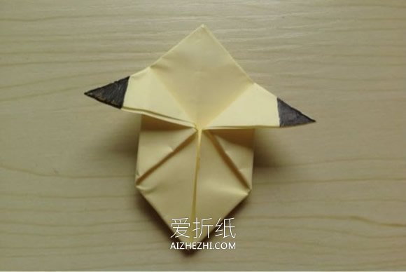 怎么折纸简单皮卡丘 儿童立体皮卡丘的折法- www.aizhezhi.com