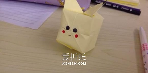 怎么折纸简单皮卡丘 儿童立体皮卡丘的折法- www.aizhezhi.com