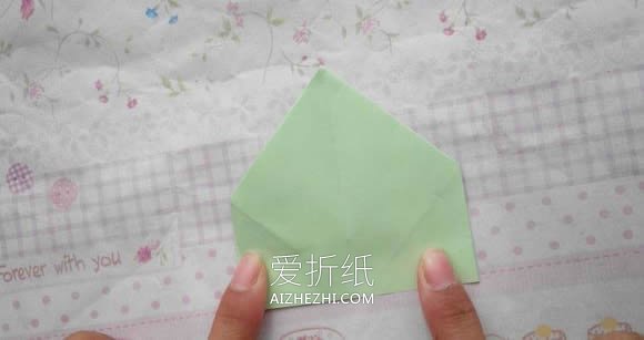 怎么折纸钻石玫瑰图解 手工钻石玫瑰花的折法- www.aizhezhi.com