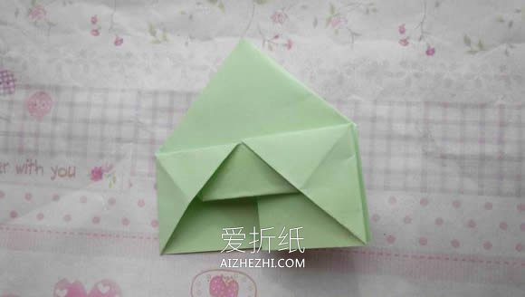 怎么折纸钻石玫瑰图解 手工钻石玫瑰花的折法- www.aizhezhi.com