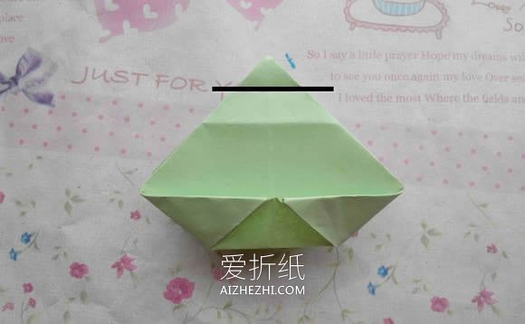 怎么折纸钻石玫瑰图解 手工钻石玫瑰花的折法- www.aizhezhi.com