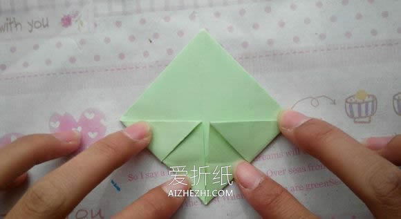 怎么折纸钻石玫瑰图解 手工钻石玫瑰花的折法- www.aizhezhi.com