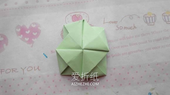 怎么折纸钻石玫瑰图解 手工钻石玫瑰花的折法- www.aizhezhi.com