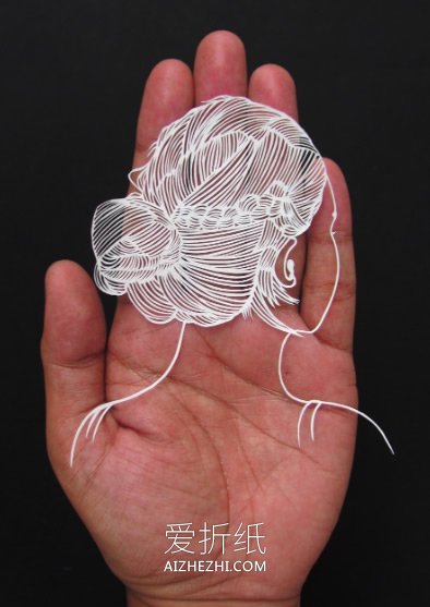 手工制作清新的平面纸雕作品图片- www.aizhezhi.com