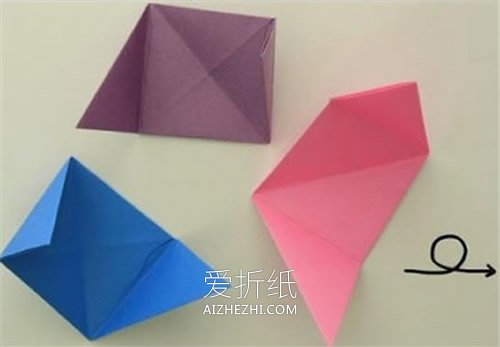 怎么折纸粽子的方法 端午节粽子的折法图解- www.aizhezhi.com