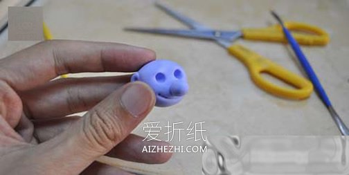 怎么做粘土蓝精灵图解 超轻粘土制作卡通人偶- www.aizhezhi.com