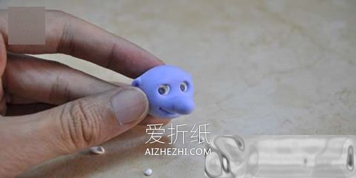 怎么做粘土蓝精灵图解 超轻粘土制作卡通人偶- www.aizhezhi.com