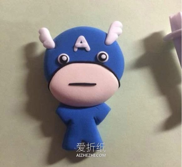 怎么做粘土美国队长 超轻粘土DIY美国队长人偶- www.aizhezhi.com