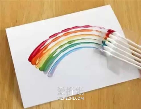 怎么用棉签做手工图片 幼儿棉签手工制作图片- www.aizhezhi.com