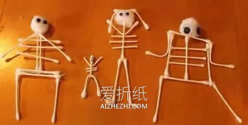 怎么用棉签做手工图片 幼儿棉签手工制作图片- www.aizhezhi.com