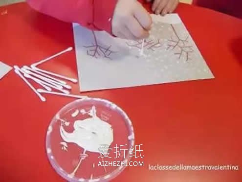 怎么用棉签做手工图片 幼儿棉签手工制作图片- www.aizhezhi.com