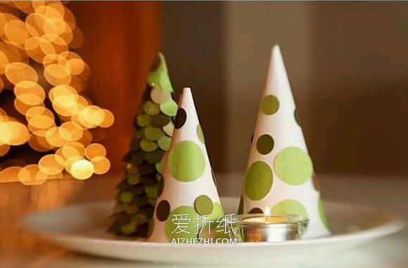怎么简单做圣诞树的方法 卡纸制作立体圣诞树- www.aizhezhi.com