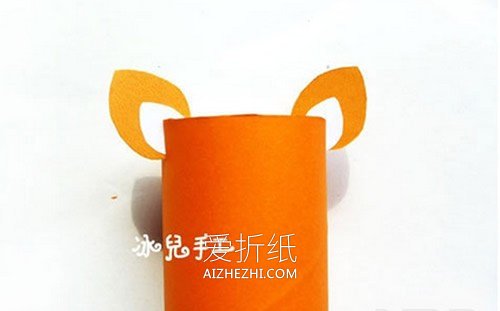 怎么做小老虎的方法 卷纸芯简单手工制作老虎- www.aizhezhi.com
