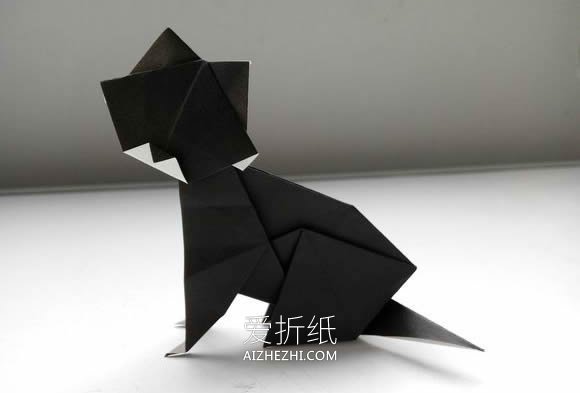 怎么折纸大脸猫图解 手工大脸猫的折法步骤图- www.aizhezhi.com