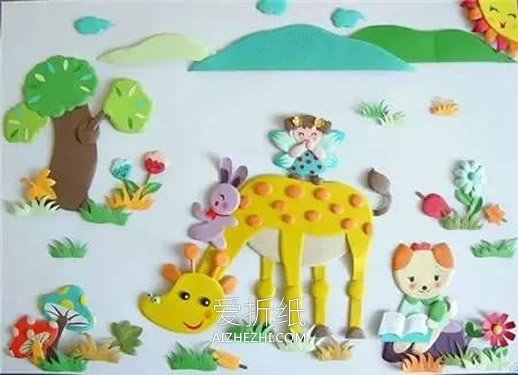 幼儿手工制作作品图片 简单容易学的环保手工- www.aizhezhi.com